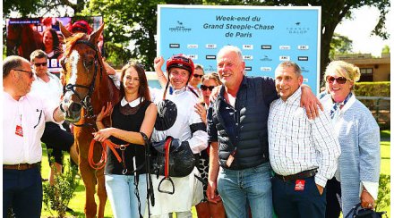 Moulin Rouge, an Englishman from Nick Litmodon, won his first listing on Auteuil with Captain Speak purchased for 1000 euros!